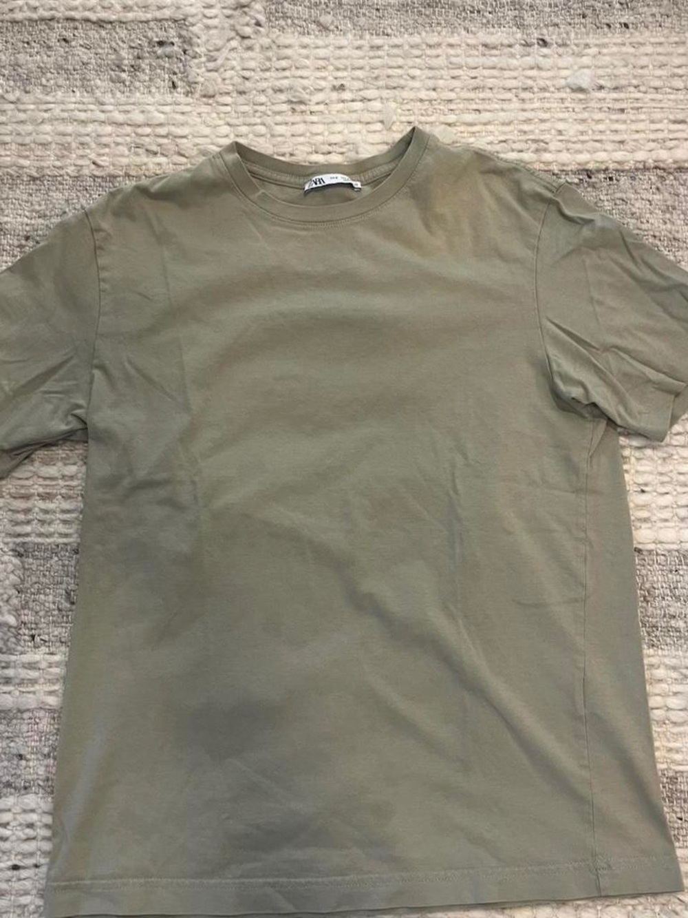 Women’s  Olive Crew Neck Short Sleeve Tee